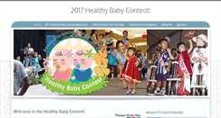 Desktop Screenshot of hawaiihealthybabycontest.com